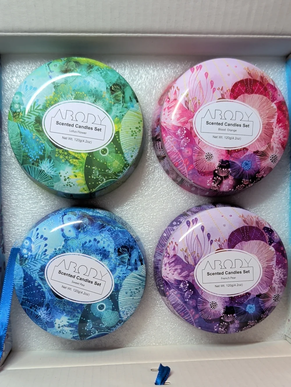 NIB - 4pc Scented Candle Set